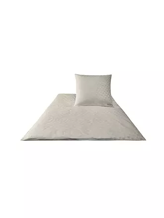 JOOP | Satin Bettwäsche Cornflower 2x 70x90cm/200x200cm Sand | 